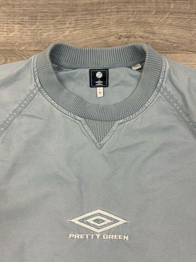 Pretty Green X Umbro Drill Top Sweatshirt Mens Large Liam Gallagher