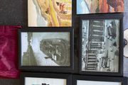 Set of pictures and canvas paintings