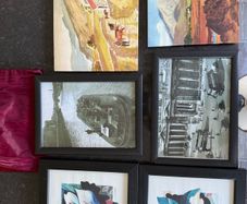 Set of pictures and canvas paintings