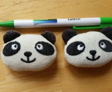 Two Little Panda Items - Suitable for Craft Project.