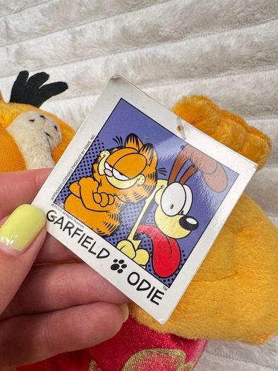 Garfield Cat Beach Red Shorts Ice Cream approx. 22 cm. Used Please see photos