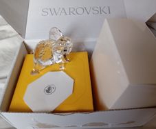 Swarovski crystal elephant