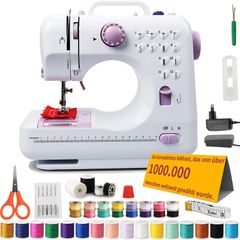 Brand New Portable Electric Sewing Machine 12 Stitches Foot Pedal & Accessory Set