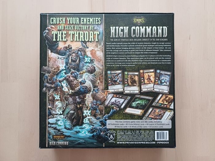 Hordes High Command Fantasy Battle Card Game 2013
