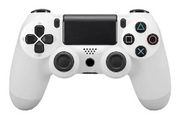 Double Motor Vibration 4 Wireless Bluetooth Remote Controller White