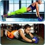 7-IN-1 Ab Roller Wheel Set With, 2 Push-up Bars, Resistance Band, Skipping Rope, Hand Grip And Knee Pad, Fitness Workout At Home Gym, Multi-functional Sports Equipment Father's Day Gifts Image 7