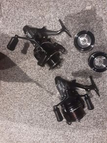 Pair of Shimano Baitrunner X Aero 4000 FA, as new