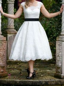 Wedding Dress Tea length