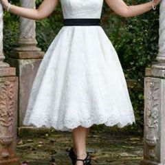 Wedding Dress Tea length
