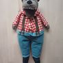 Big Bad Wolf Plush Soft Toy 18" Ikea Lufsig Oop Image 2