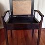 Antique Edwardian piano stool with storage Image 3