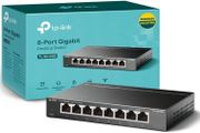 TP-Link TL-SG108S Network Switch 8-Port Gigabit Desktop Hub Ethernet Splitter/ Brand New