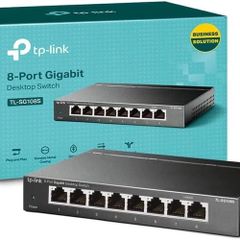 TP-Link TL-SG108S Network Switch 8-Port Gigabit Desktop Hub Ethernet Splitter/ Brand New