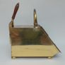 Antique Brass Coal Scuttle Storage Box & Shovel Image 5