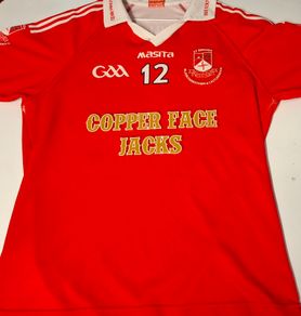 Saint Brigids Blanchardstown & Castleknock GAA (Match Worn) Coppers Gaelic Football Jersey (Adult Large) FREE POST