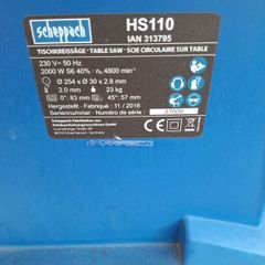 scheppach Table saw