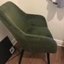 Green Velvet chair Image 2