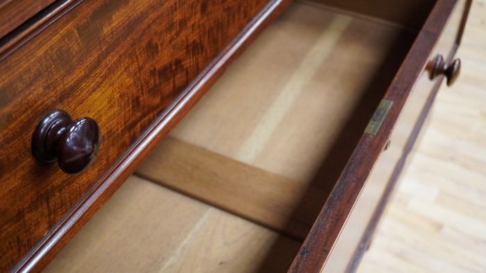 William IV Solid Mahogany Compactum Wardrobe