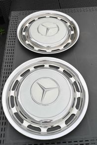 hubcaps wheel covers trims mercedes vintage chrome 14"