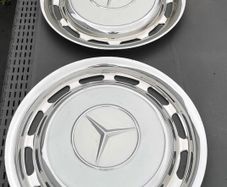 hubcaps wheel covers trims mercedes vintage chrome 14"