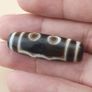 Vintage 5 Eyes Himalayan Tibetan Agate Dzi Bead Amulet Pendant Image 9