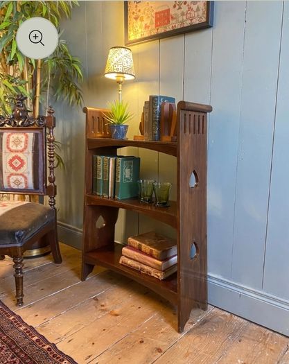 Mahogany bookcase / hobby shelf