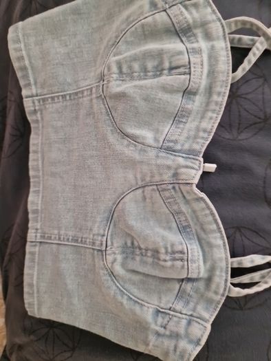 women denim top
