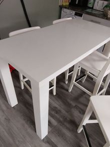 High table and stools