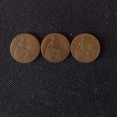 Collection of George V - Pre-Decimal English Half Penny Coins (3)