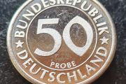 Germany 50 Pfennig Probe 2005 coin . Proof Like Finish.