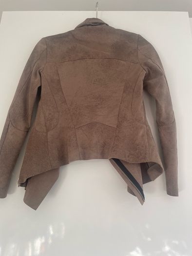 Suede effect Zara jacket size small
