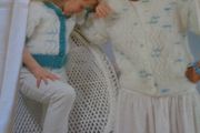 Mother and Child Short Sleeved Knitting Pattern for Sale
