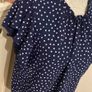 Navy top polka dots Image 2