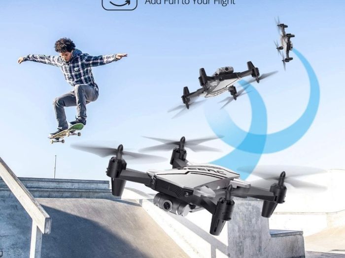 Mini Drone for Kids with 720P HD FPV Camera, Foldable RC Quarcopter for Boys Girls with Altitude Hold, Headless Mode, One Key Start, Tap Fly, Speed Adjustment, 3D Flips, 2 Modular Batteries (FREE POSTAGE)