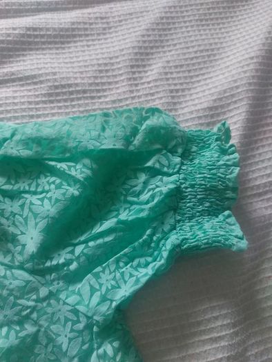 Green Floral Top