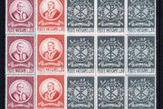 1969 Vatican City The 100th Anniversary of the Circle of Saint Peter Commemorative Stamps  Blocks of 15 Mint Never Hinged (MNH)