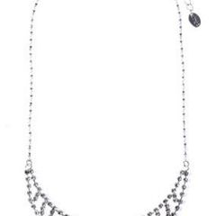 Crystal Chevron Bib Necklace-free postage !