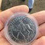 1977 Queen Elizabeth II  Jubilee crown coin Image 3