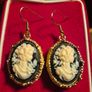 Vintage Cameo Earrings Image 2