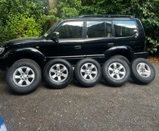 OEM Toyota Land Cruiser Prado 17" Alloy Wheels & A/T Tyres (6x139.7) + Full Size Spare