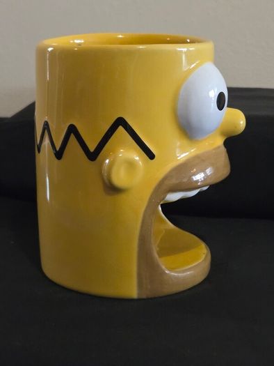 Universal Studios Homer Simpson Donut Holder Mug