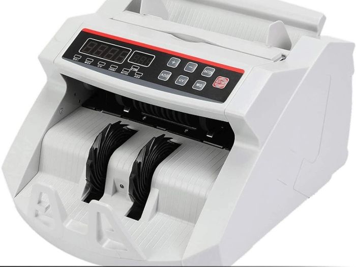 Money Bill Counter 1000 PCS/min 80W Currency Cash Counting Machine UV MG Counterfeit Detection with LED Display (FREE POSTAGE)