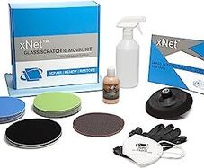Glass Polish 25022 PRO Glass Scratch Removal Kit for Professional Scratched Glass Repairs -  125mm with M14 Thread
