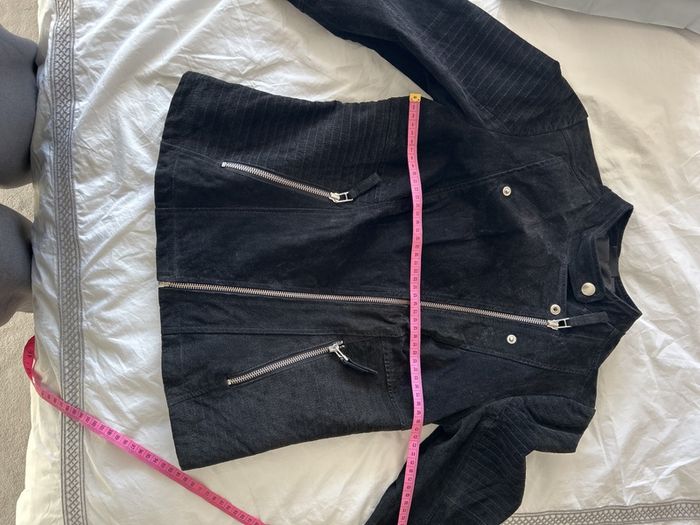 Leather suede biker jacket -  Esmara by Heidi Klum