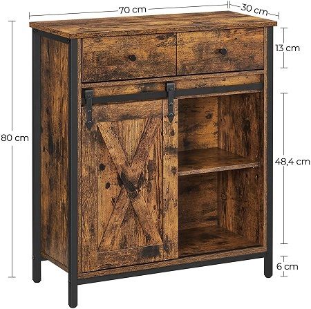 New Vintage Kitchen Living Room Cabinet - FREE P&P