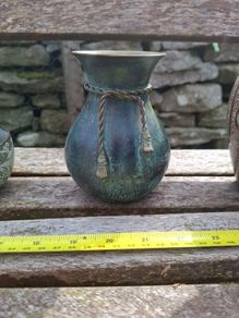 Green vase
