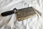 Rustic Cleaver Knife engraved