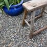 Old Rustic Elm Bench Image 2