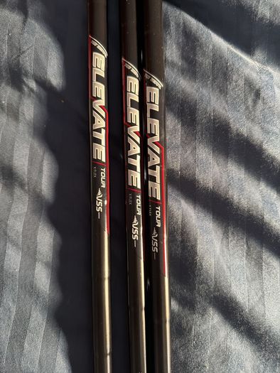 Set of elevate tour VSS tour wedge shafts black