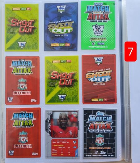 Liverpool Football Cards (116 Players)
